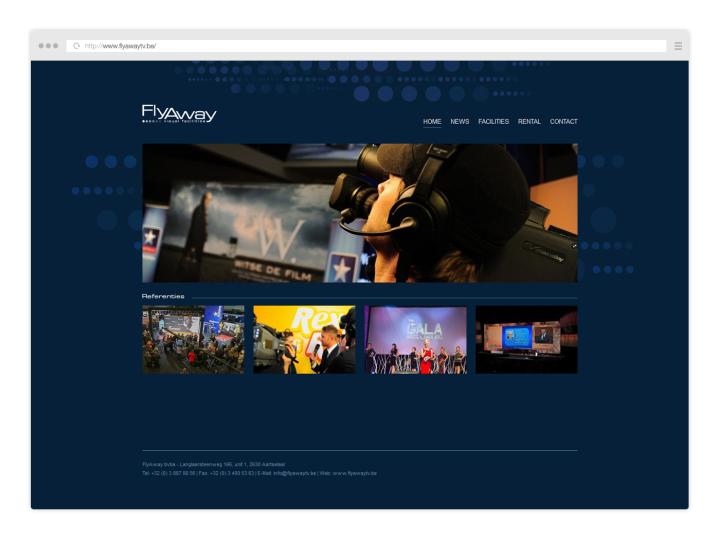 Fly Away - Visual Facilities - Website 2012