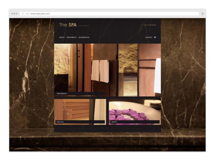 Hotel Julien - The Spa Website 2013